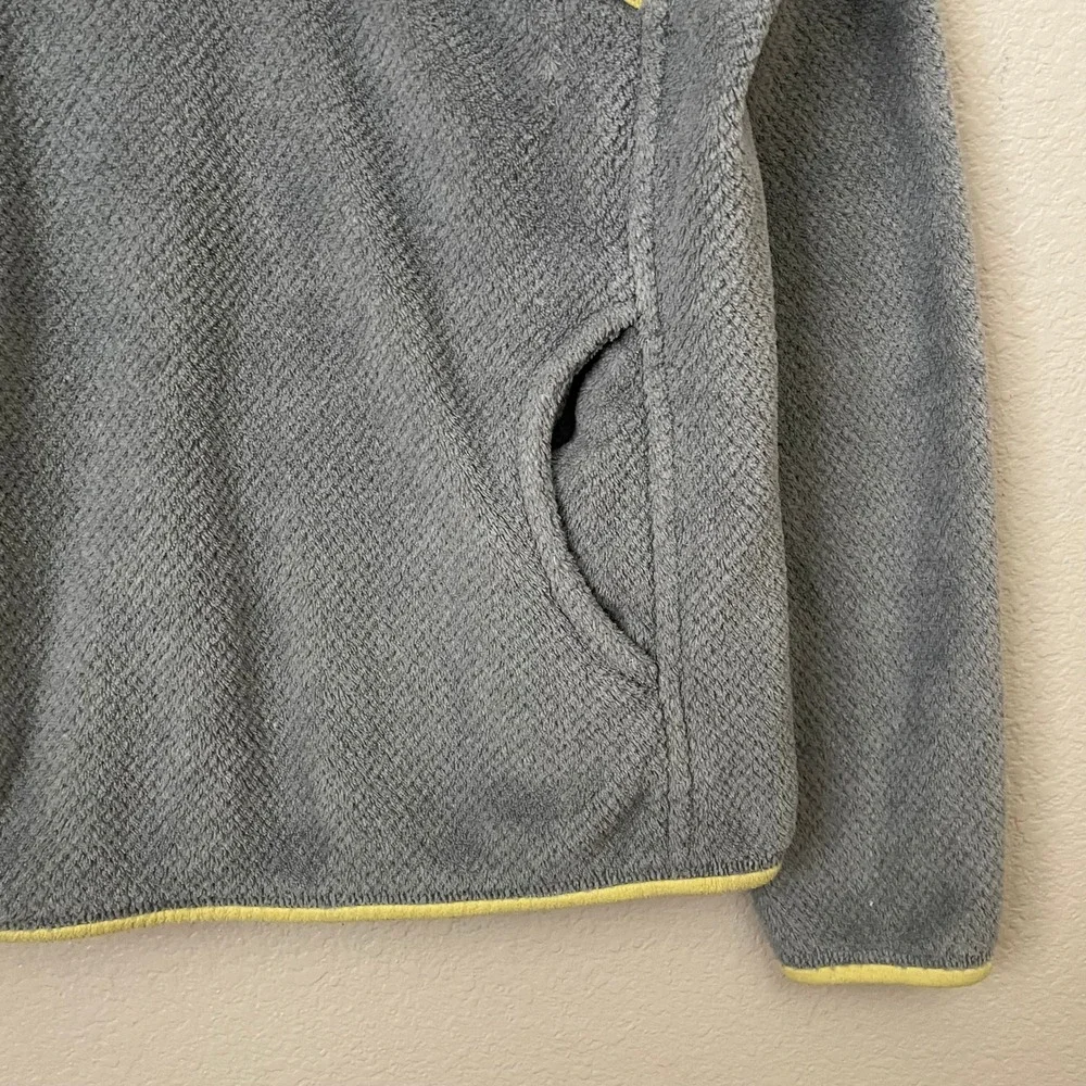Patagonia Sweater Womens Medium Gray Retool Snap Polartec Fleece Outdoor Hiking - Picture 7 of 14
